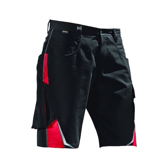 K&Uuml;BLER Black/medium red shorts, size 56 2524 5353-9955-56 - PULSSCHLAG shorts