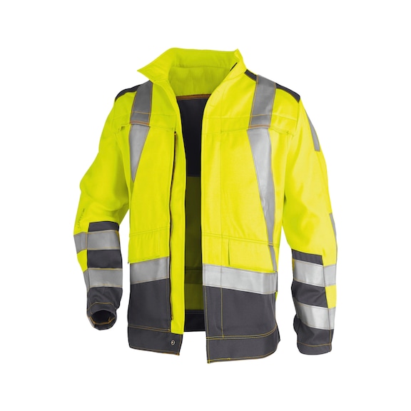 K&Uuml;BLER SAFETY 7 Jacket PPE 3 high-vis yellow/anthracite Size 98 1779 8420-3497-98 - PSA 3 jacket