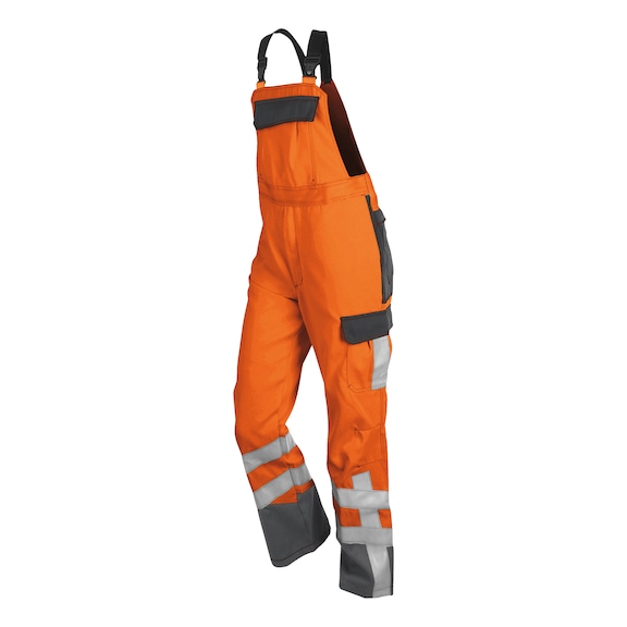 K&Uuml;BLER SAFETY 7 dungarees PPE 3 high-vis orange/anthracite Size 56 3780 8420-3797-56 - SAFETY 7 dungarees PPE 3