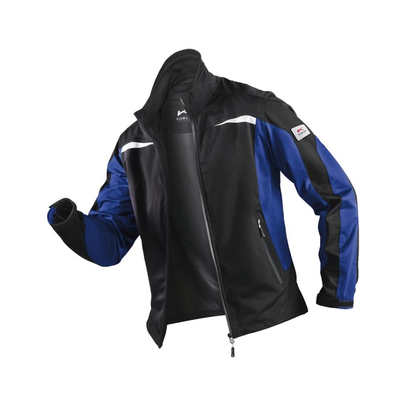 K&Uuml;BLER Ultrashell jacket, black/cobalt blue, size L 1141 5227-9946-L - Ultrashell jacket