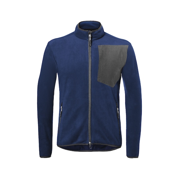 K&Uuml;BLER Fleecejacke dunkelblau/anthrazit Gr&ouml;&szlig;e 3XL 1254 6201-4897-3XL - Fleecejacke