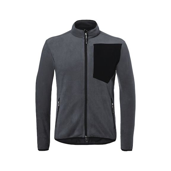 K&Uuml;BLER Fleecejacke anthrazit/schwarz Gr&ouml;&szlig;e M 1254 6201-9799-M - Fleecejacke