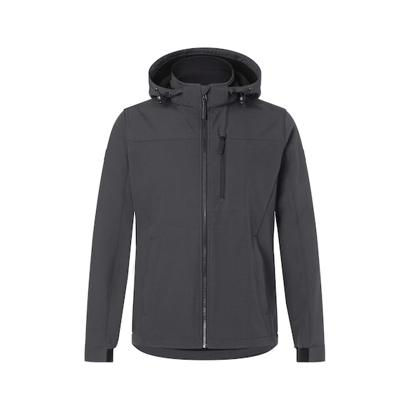 K&Uuml;BLER Softshell jacket, dark grey, size XXL 1333 6307-98-XXL - Softshell Jacket