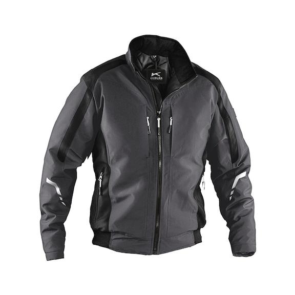 K&Uuml;BLER Weather jacket, anthracite/black, size S 1367 5229-9799-S - Weather-resistant jacket