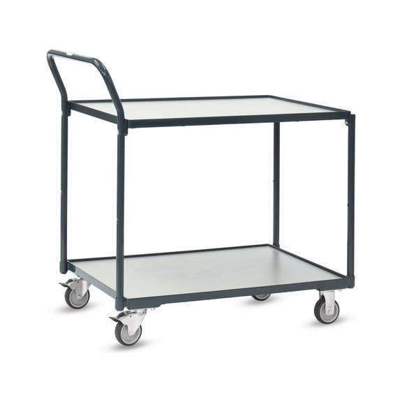 FETRA Compact Basic table trolley 910 x 610 mm total load capacity 200 kg 2 loading surfaces - Basic table trolley