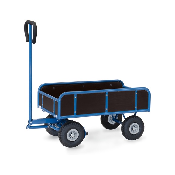 FETRA Hand cart with 4 panels and solid rubber tyres