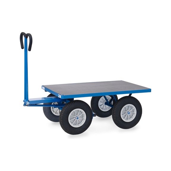 FETRA Hand cart 6404P, load area 1,200x800 mm, with platform - Ръчна количка с 2 моста