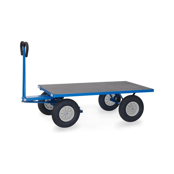 FETRA Hand cart 6405P, load area 1,600x900 mm, with platform - 2-tengelyes lapos rakfel&uuml;letű k&eacute;zikocsi
