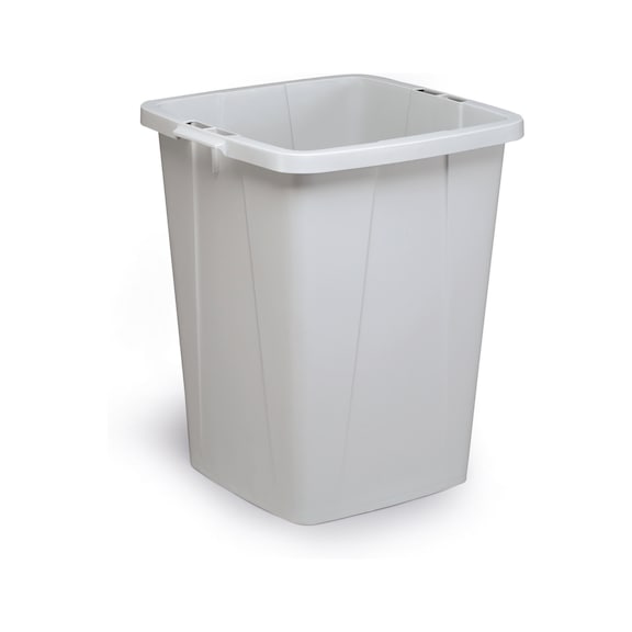 DURABLE DURABIN (R) 90 l grey waste bin without lid - DURABIN (R) 90 l waste bin, grey