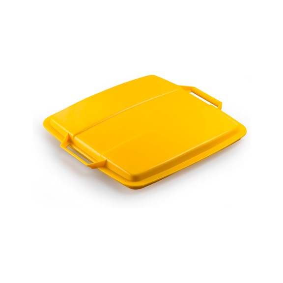 DURABLE Lid for DURABIN (R) 90 l bin, yellow - Lid for DURABIN (R) 90 l waste bin
