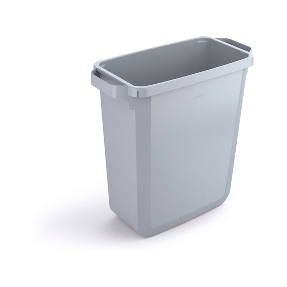 DURABLE DURABIN (R) 60 l grey waste bin without lid - DURABIN (R) 60 l waste bin, grey