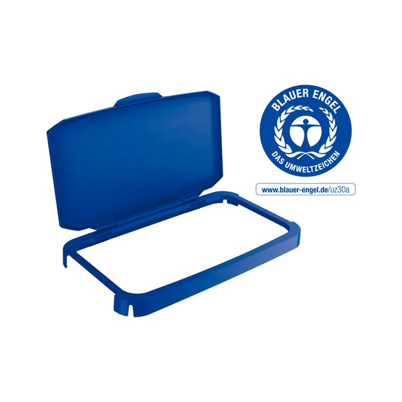 DURABLE Hinged lid for DURABIN (R) 60 l bin, blue - Hinged lid for DURABIN (R) 60 l waste bin