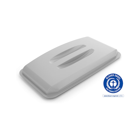 DURABLE Deckel f&uuml;r DURABIN (R) 60 Liter ECO grau - Deckel f&uuml;r Abfallbeh&auml;lter DURABIN (R) 60 Liter ECO