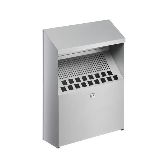DURABLE Metal wall-mounted ashtray 4 l - Wall-mounted ashtray 4 l