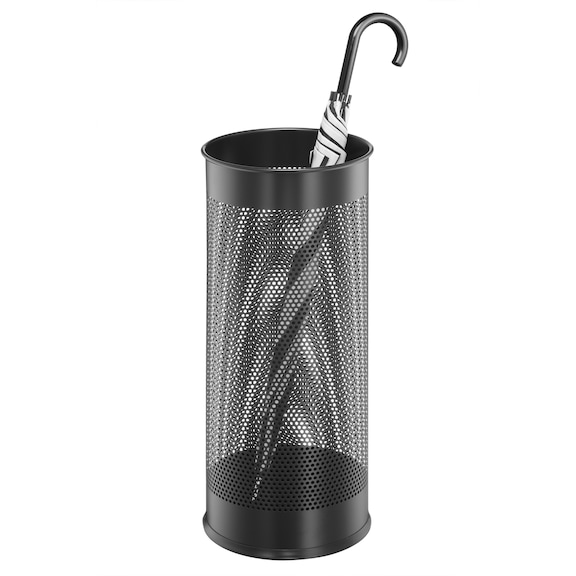 DURABLE Metal umbrella stand, 28 ll, black - Metal umbrella stand