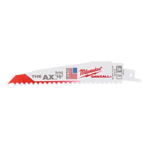 MILWAUKEE Abbruchs&auml;gebl&auml;tter Holz mit N&auml;geln: Heavy-Duty AX(TM) 48475021 - S&auml;geblatt f&uuml;r S&auml;bels&auml;ge