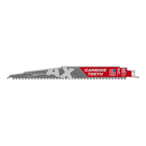 MILWAUKEE S&auml;bels&auml;gebl&auml;tter Holz mit N&auml;geln: Heavy Duty AX(TM) HM-best&uuml;ckte 48475226 - S&auml;geblatt f&uuml;r S&auml;bels&auml;ge