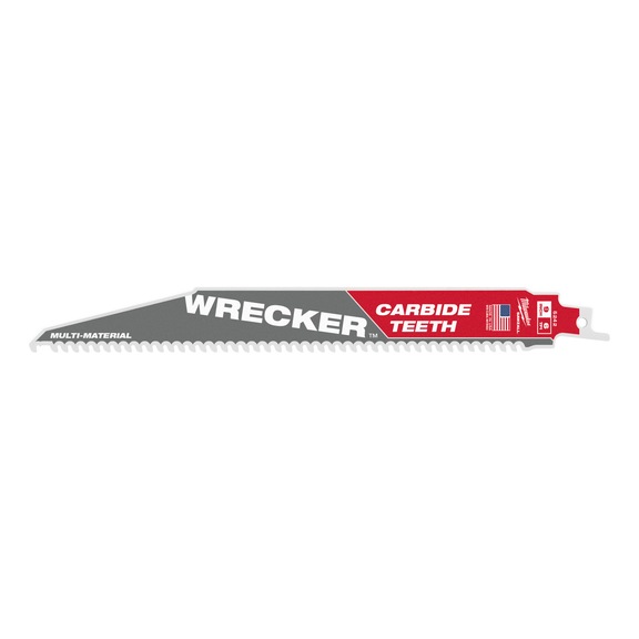 MILWAUKEE S&auml;bels&auml;gebl&auml;tter Multimaterial: Heavy-Duty WRECKER(TM) HM-best&uuml;ckte 48475242 - S&auml;geblatt f&uuml;r S&auml;bels&auml;ge
