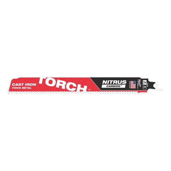 MILWAUKEE S&auml;bels&auml;gebl&auml;tter Metall Heavy-Duty mit NITRUS(TM) HM-Best&uuml;ckung 48475262 - S&auml;geblatt f&uuml;r S&auml;bels&auml;ge