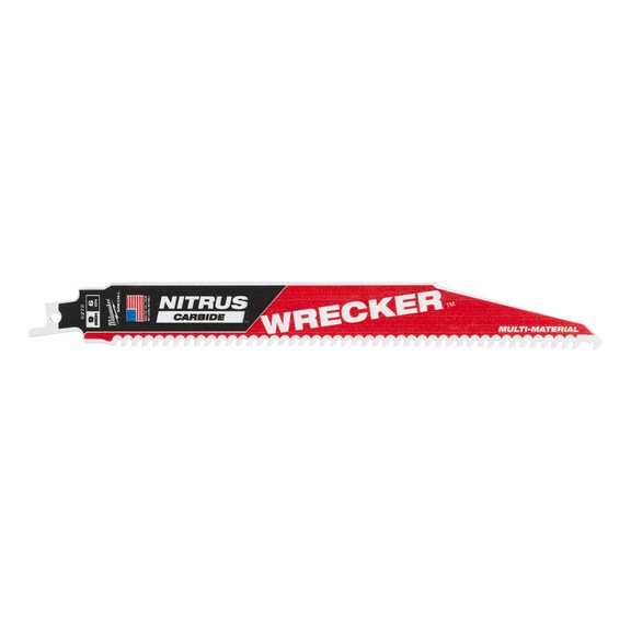 MILWAUKEE S&auml;bels&auml;gebl&auml;tter Multimaterial: WRECKER(TM) mit NITRUS CARBIDE(TM) 48475272 - S&auml;geblatt f&uuml;r S&auml;bels&auml;ge