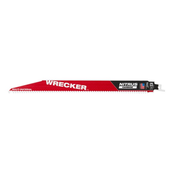 MILWAUKEE S&auml;bels&auml;gebl&auml;tter Multimaterial: WRECKER(TM) mit NITRUS CARBIDE(TM) 48475273 - S&auml;geblatt f&uuml;r S&auml;bels&auml;ge