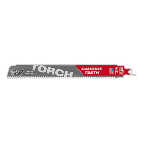 MILWAUKEE S&auml;bels&auml;gebl&auml;tter Metall Heavy-Duty TORCH(TM) mit HM-Best&uuml;ckung 48475502 - S&auml;geblatt f&uuml;r S&auml;bels&auml;ge