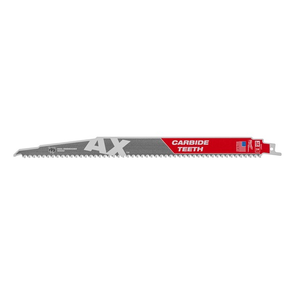 MILWAUKEE S&auml;bels&auml;gebl&auml;tter Holz mit N&auml;geln: Heavy Duty AX(TM) HM-best&uuml;ckte 48475527 - S&auml;geblatt f&uuml;r S&auml;bels&auml;ge