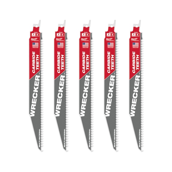 MILWAUKEE S&auml;bels&auml;gebl&auml;tter Multimaterial: Heavy-Duty WRECKER(TM) HM-best&uuml;ckte 48475542 - S&auml;geblatt f&uuml;r S&auml;bels&auml;ge