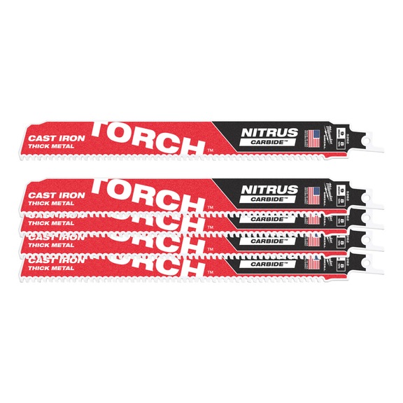 MILWAUKEE S&auml;bels&auml;gebl&auml;tter Metall Heavy-Duty mit NITRUS(TM) HM-Best&uuml;ckung 48475562 - S&auml;geblatt f&uuml;r S&auml;bels&auml;ge