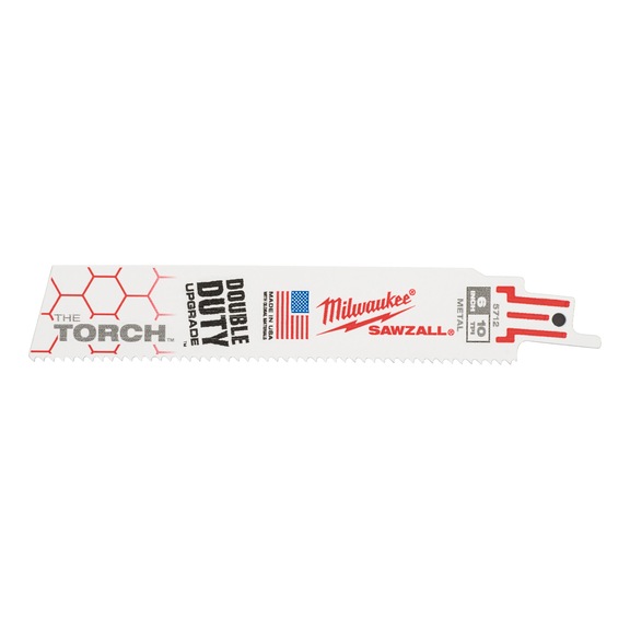MILWAUKEE S&auml;gebl&auml;tter Metall THE TORCH(TM) Heavy-Duty 48475712 - S&auml;geblatt f&uuml;r S&auml;bels&auml;ge