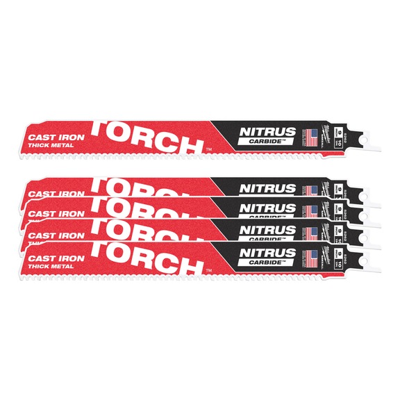 MILWAUKEE S&auml;bels&auml;gebl&auml;tter Metall Heavy-Duty mit NITRUS(TM) HM-Best&uuml;ckung 48476552 - S&auml;geblatt f&uuml;r S&auml;bels&auml;ge