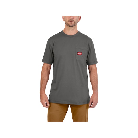 MILWAUKEE Arbeits-T-Shirt grau 4932493008 - Freizeit T-Shirt