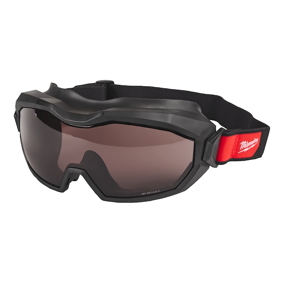 MILWAUKEE Vollsichtschutzbrille mit Hochprofil-Design bel&uuml;ftet get&ouml;nt 4932493436 - Elektrowerkzeugset