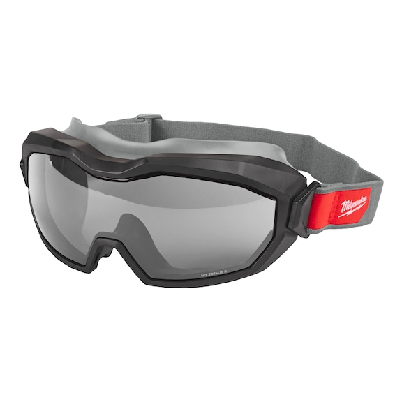 MILWAUKEE Vollsichtschutzbrille mit Hochprofil-Design unbel&uuml;ftet grau 4932493438 - Elektrowerkzeugset