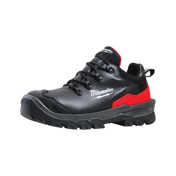 MILWAUKEE Sicherheitshalbschuh ARMOURTRED(TM) S3S weit Leder schwarz Gr&ouml;&szlig;e 39 4932493753 - Sicherheitshalbschuhe