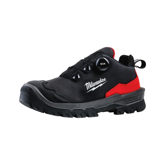 MILWAUKEE Sicherheitshalbschuh weit Mikrofaser schwarz Gr&ouml;&szlig;e 39 4932493783 - Sicherheitshalbschuhe