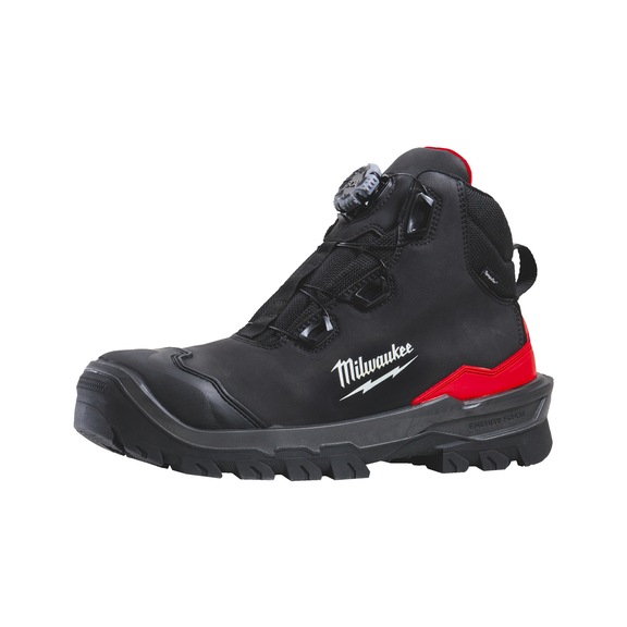 MILWAUKEE Sicherheitsstiefel weit Mikrofaser schwarz Gr&ouml;&szlig;e 43 4932493797 - Sicherheitsstiefel
