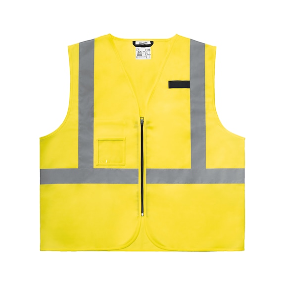 MILWAUKEE Warnschutzweste Contractor gelb Gr&ouml;&szlig;e 2XL/3XL 4932493996 - Warnschutzweste