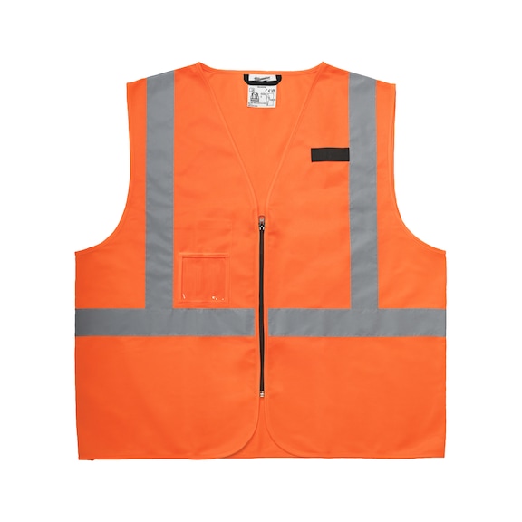 MILWAUKEE Warnschutzweste Contractor orange Gr&ouml;&szlig;e S/M 4932493998 - Warnschutzweste