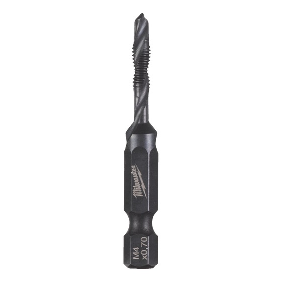 MILWAUKEE Combination tap 1/4 inch HSS-G M4 x 52 mm – 1 piece 4932498262 - Taps, thread cutters, die cutters