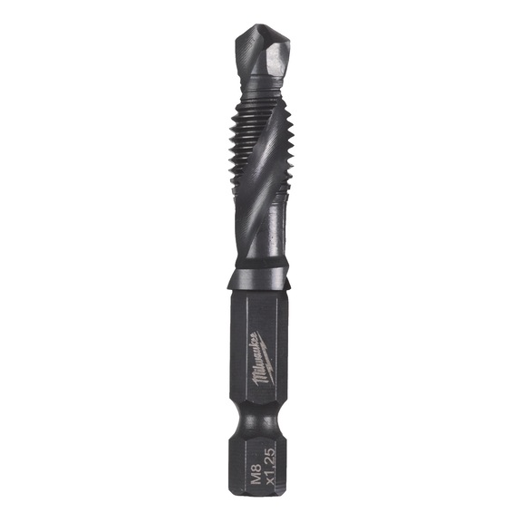 MILWAUKEE Combination tap 1/4 inch HSS-G M8 x 57 mm – 1 piece 4932498265 - Taps, thread cutters, die cutters