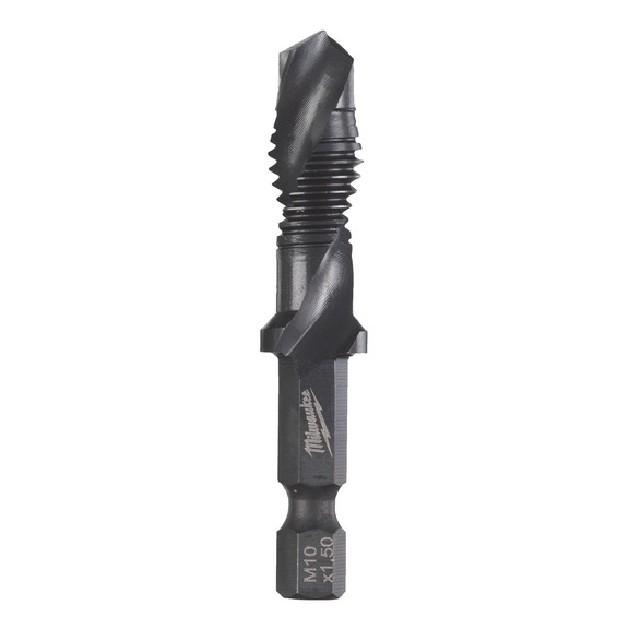 MILWAUKEE Combination tap 1/4 inch HSS-G M10 x 58 mm – 1 piece 4932498266 - Taps, thread cutters, die cutters