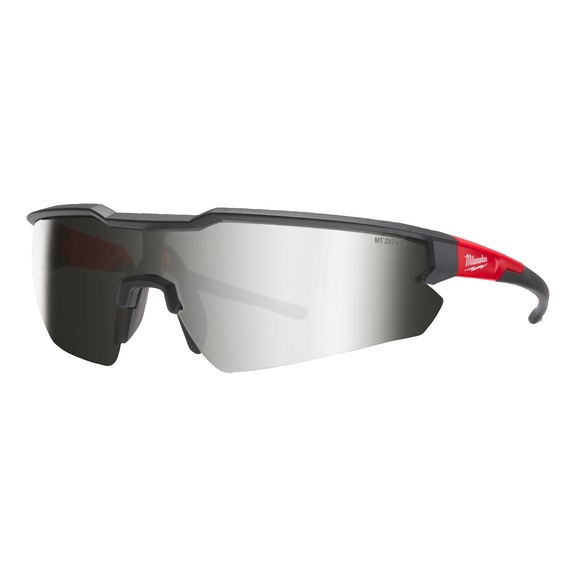 MILWAUKEE Schutzbrille kratzfest silber verspiegelt 4932498365 - Schutzbrille
