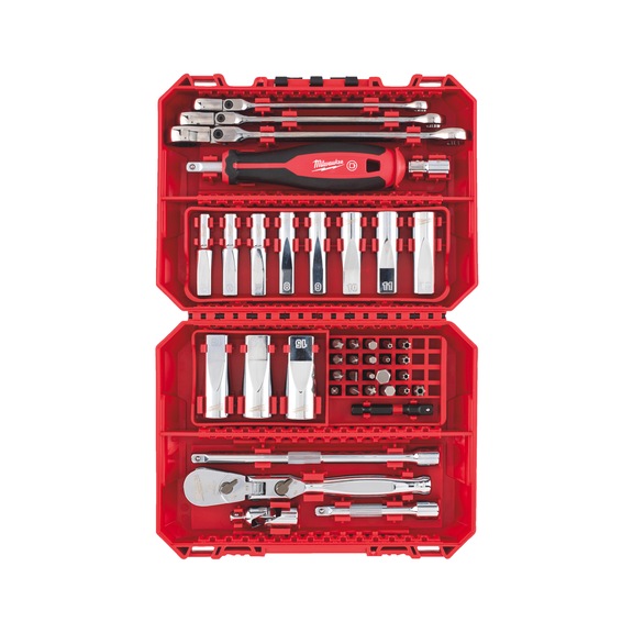 MILWAUKEE Maulschl&uuml;ssel 1/4 Zoll Ratschenund lange Steckschl&uuml;sseleins&auml;tze Set 4932498382 - Steckschl&uuml;ssel (Satz)
