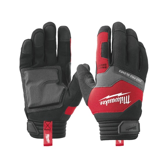 MILWAUKEE Arbeitshandschuhe Pad Pro Gr&ouml;&szlig;e 11 (XXL) 4932498510 - F&uuml;nffingerhandschuhe