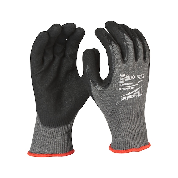MILWAUKEE Schnittschutzhandschuhe Klasse E - 10/XL - 1 Paar 4932498527 - F&uuml;nffingerhandschuhe