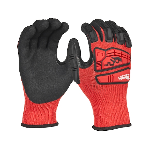 MILWAUKEE Schnittschutzhandschuhe Impact schlagfeste Klasse 3/C - 10/XL 4932498532 - Handschutz