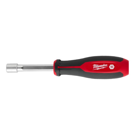 MILWAUKEE Steckschl&uuml;ssel mit Durchgangsloch 17 mm, magnetisch 4932498571 - Steckschl&uuml;ssel