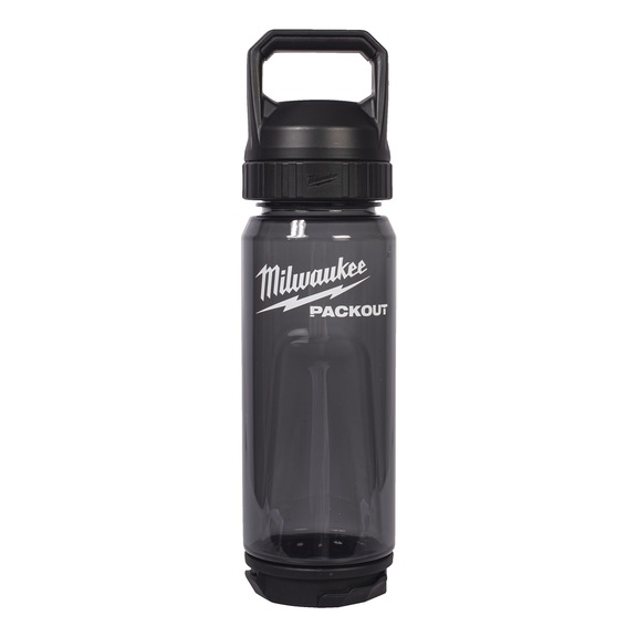 MILWAUKEE Kunststoffflasche PACKOUT(TM) 740 ml mit Trinkdeckel, schwarz 4932498639 - Trennschleifer Stein (elektrisch)