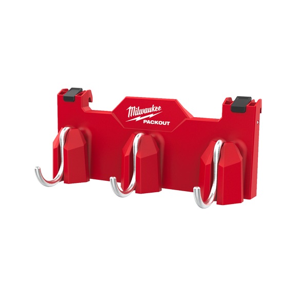 MILWAUKEE Seitenhalterung PACKOUT(TM) mit 3 Haken 4932498650 - Trennschleifer Stein (elektrisch)